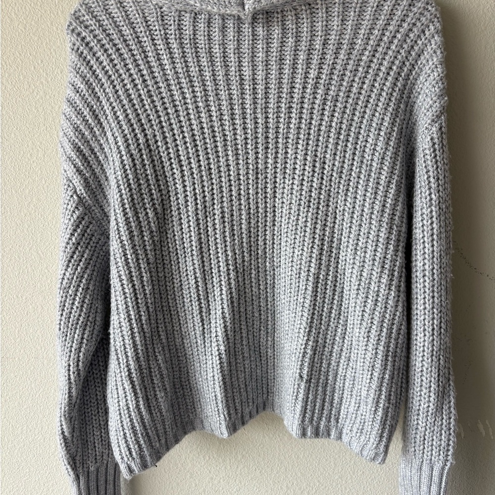 Worthington Women's Light Gray Cardigan Sweater - Picture 4 of 4